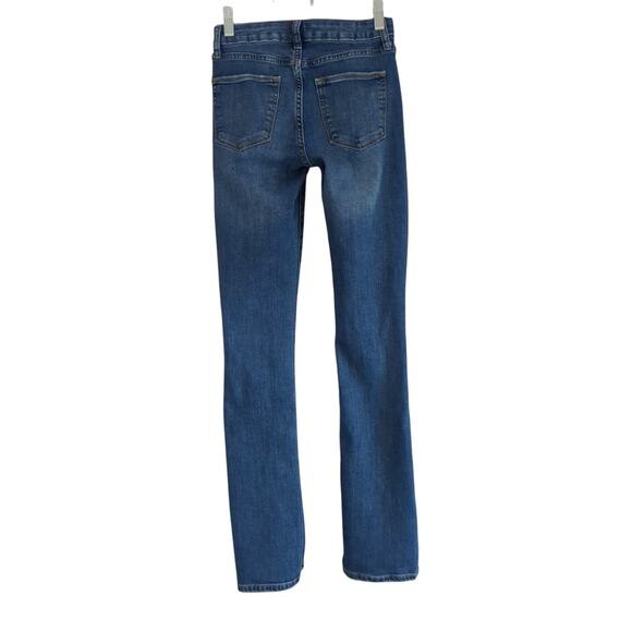 Arizona Distressed Midrise Bootcut Stretch Jeans 0 Women's - Picture 2 of 8